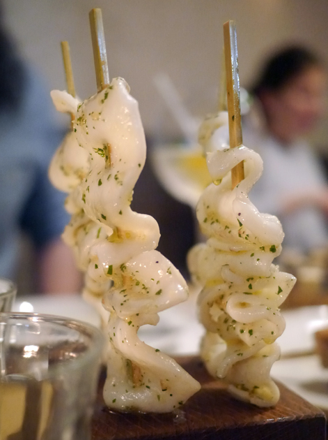 squid pincho at morada brindisa asador