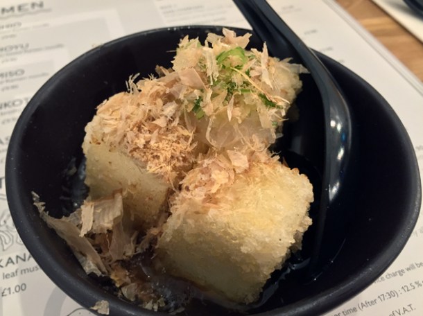 agedashi tofu at muga