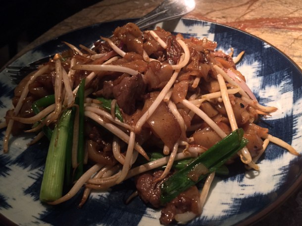 beef ho fun at the duck and rice