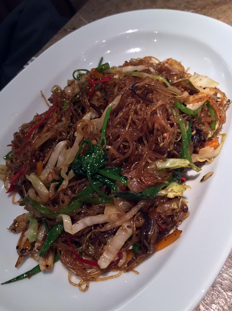 glass noodles at the duck and rice