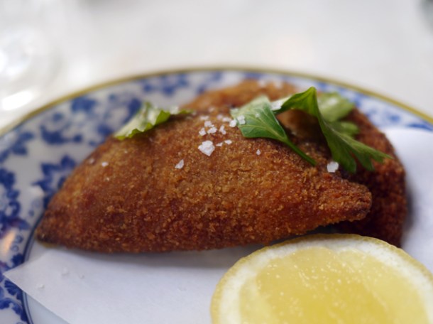 prawn rissois at taberna do mercado