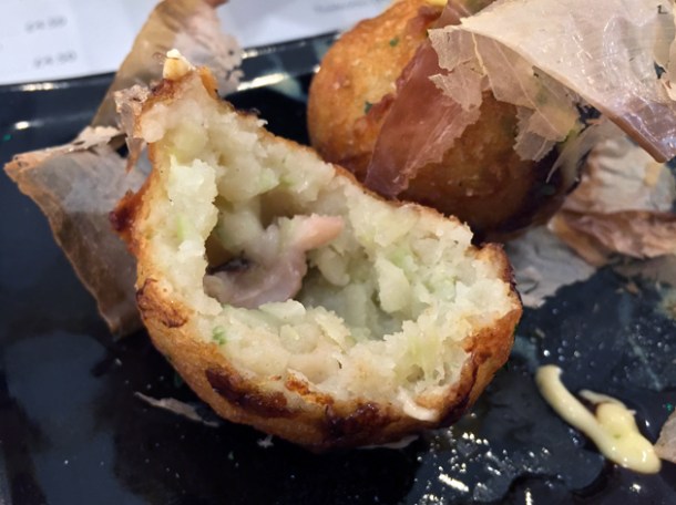 takoyaki octopus ball at muga