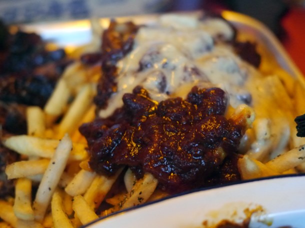 chilli cheese fries at grillstock walthamstow
