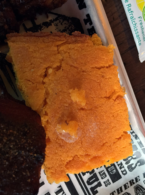 cornbread at red's true barbecue shoreditch