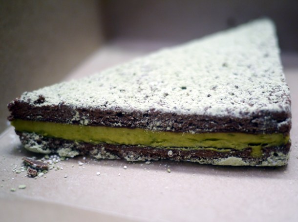 matcha brownie from moba