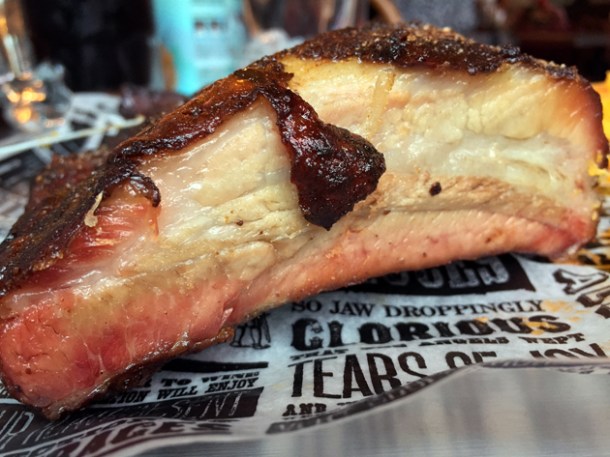 pork spare rib at red's true barbecue london