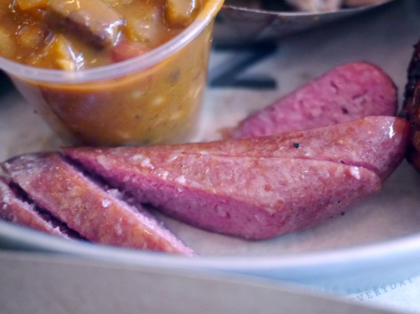 smoked sausage at austen's