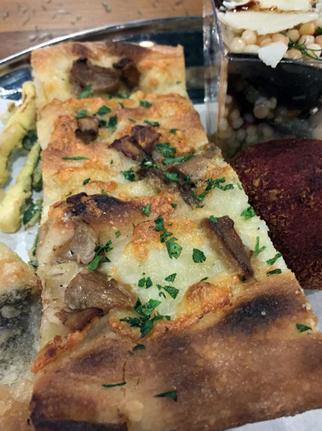 porcini pizza at vico