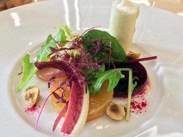 beetroot salad at piquet