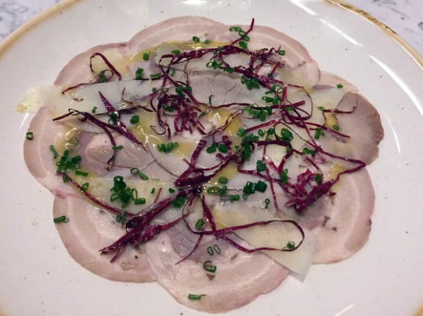 cured pork belly at the ninth