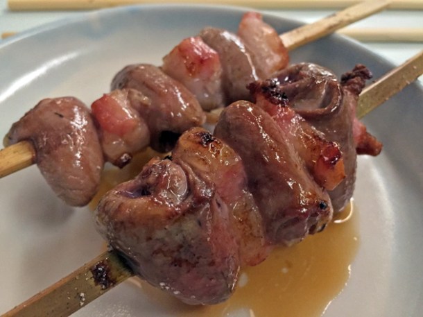 hearts and bacon at jidori