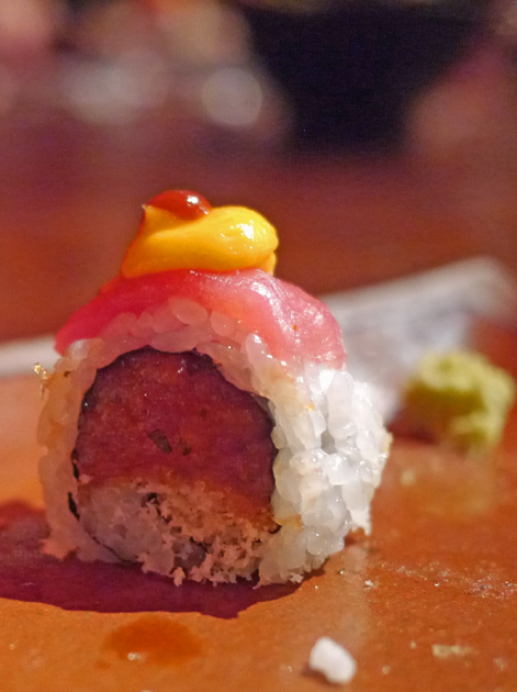 tokyo sky tree futomaki roll at sushisamba london