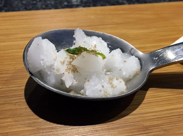 coconut-flavoured iced at benazuza