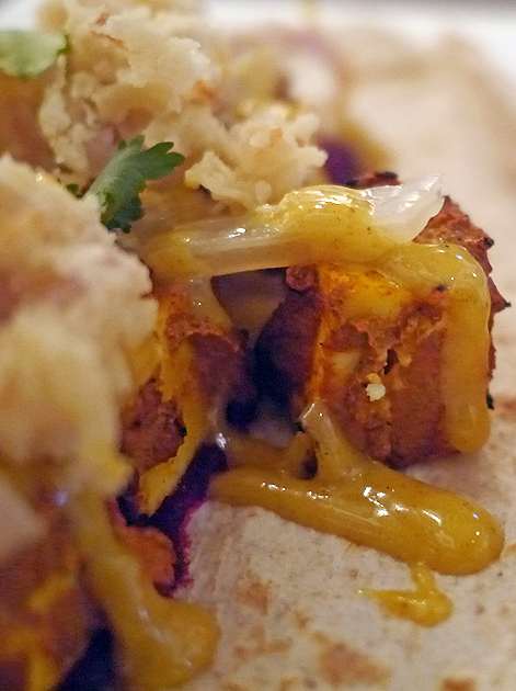 paneer kebab wrap at le bab