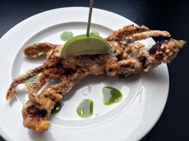 soft shell crab at gunpowder
