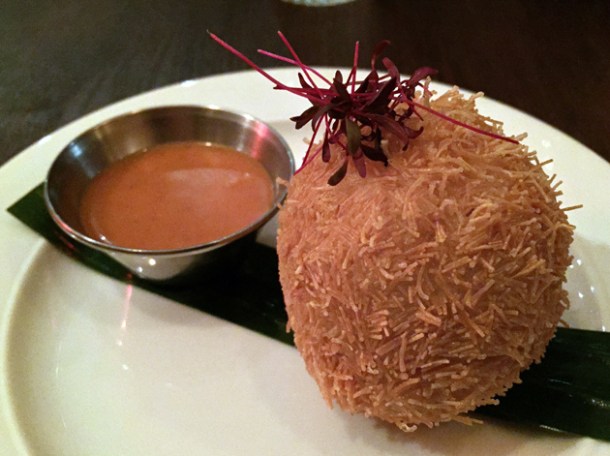 venison and vermicelli doughtnut at gunpowder