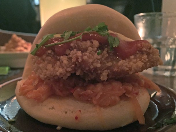 fried chicken bao at mr bao