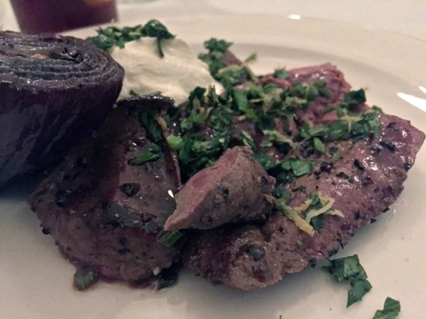 pork liver at hill and szrok pub