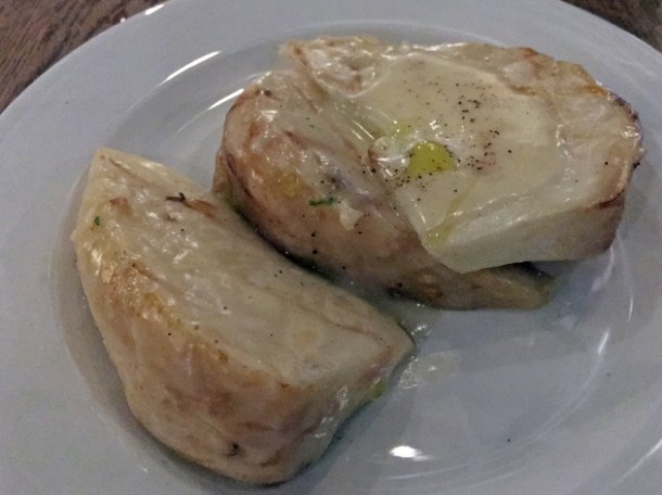baked celeriac at pitt cue liverpool street
