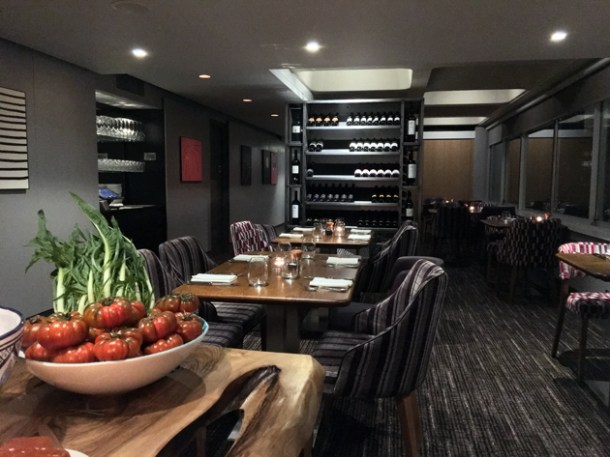 decor at osteria barbican