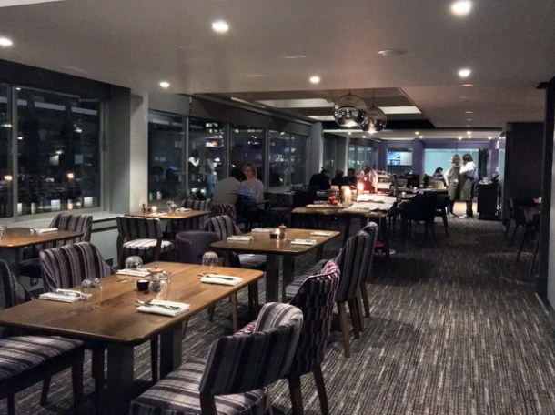 interior at osteria barbican
