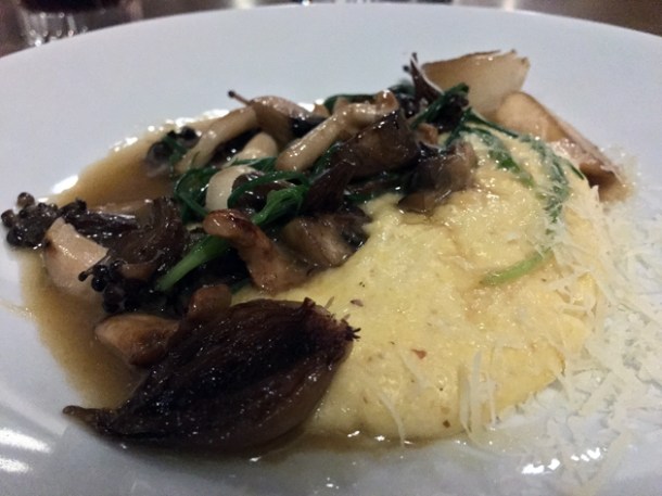 mushroom polenta at osteria barbican