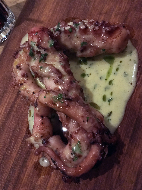 octopus at pitt cue devonshire square