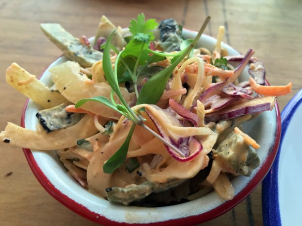 cactus coleslaw at santo remedio
