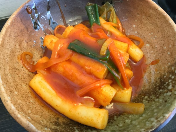 rice cakes at bibimbap charlotte street
