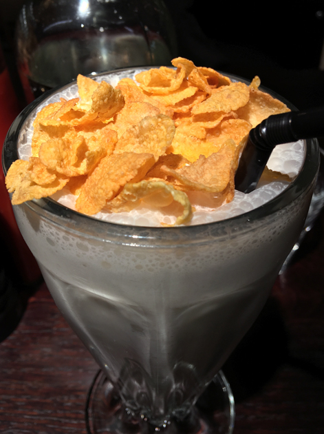 cornflake milkshake at bukowski grill soho