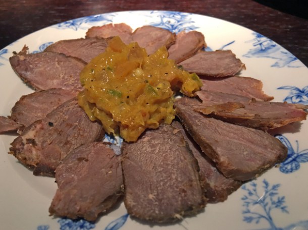 pork cheek at bukowski grill soho