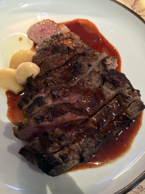 pata negra pork neck at the barbary