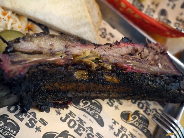 beef short rib at texas joe's london bridge