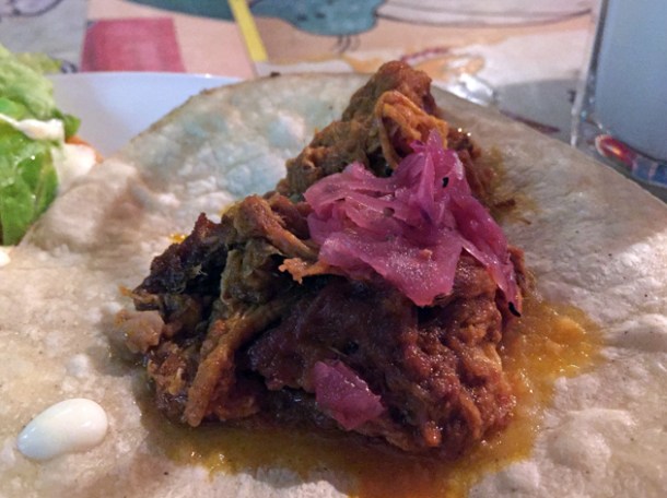 cochinita pibil tacos at casa morita