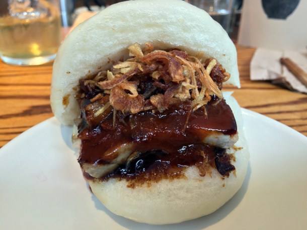 confit pork gua bao at bao tottenham court road