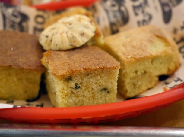cornbread at texas joe's london bridge