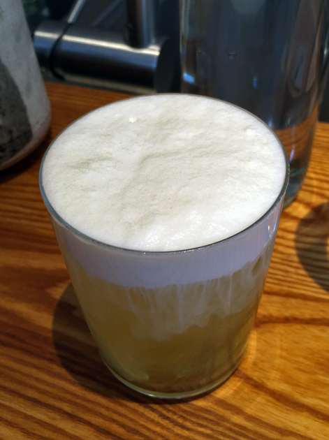 milk foam tea at bao tottenham court road