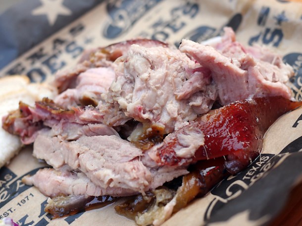 pork belly at texas joe's smoked meats