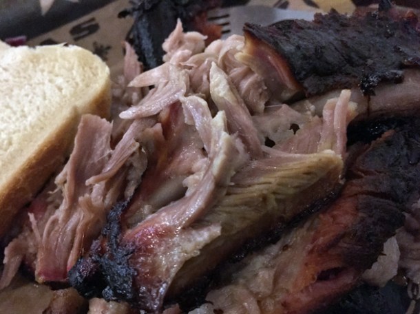 pork spare ribs at texas joe's smoked meats