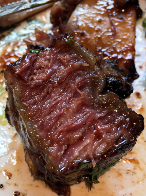 barbecue beef short rib at BBQ Whisky Beer at the grey horse kingston