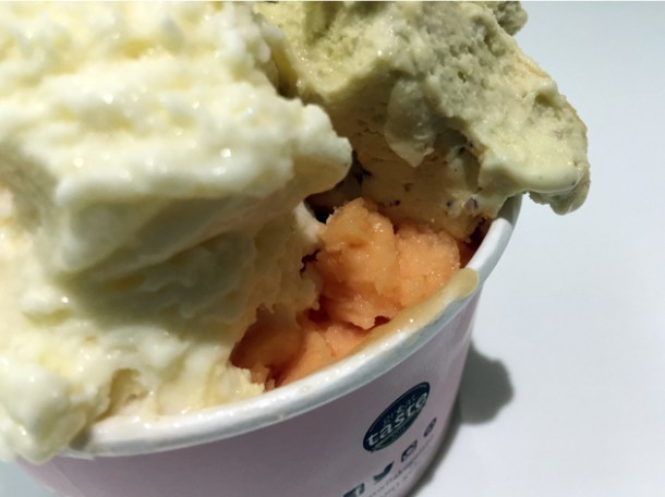 papaya sorbet at snowflake
