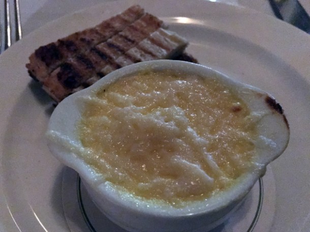 parmesan and anchovy custard at cafe monico