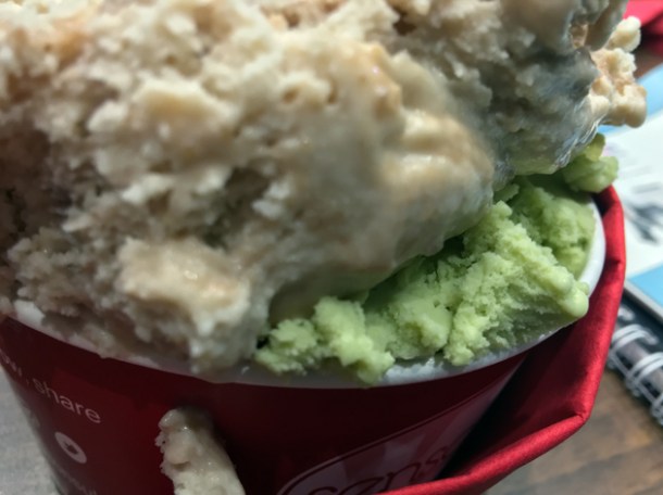 pistachio gelato at sensations