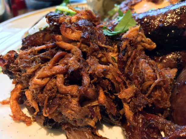 pulled pork at BBQ Whisky Beer at the grey horse kingston