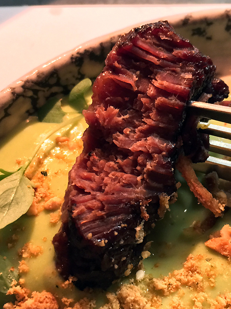 sticky beef at foley's london