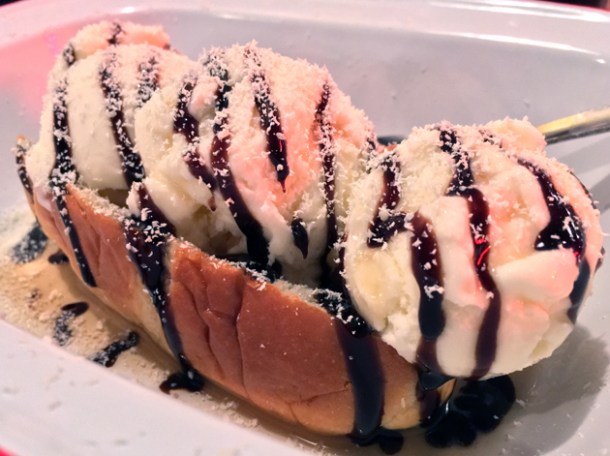 ice cream drowned sandwich at killer tomato