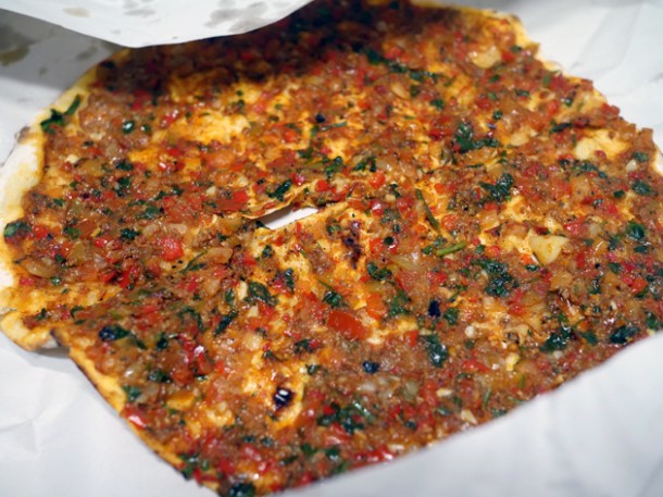 lamb lahmacun from pide oven charlotte street