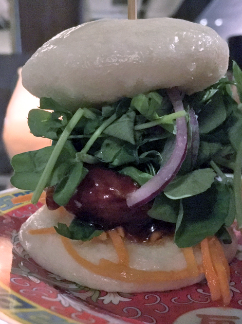 sweet and sour chicken bao at cha chaan teng london