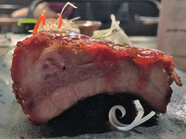 spicy baby back ribs at cattle and co