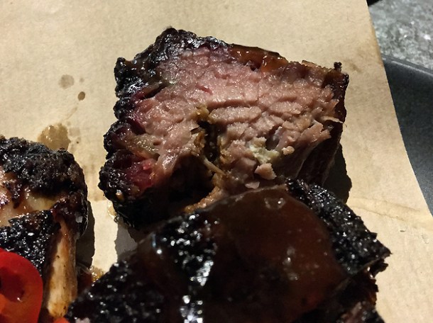 beef rib at smokestak shoreditch